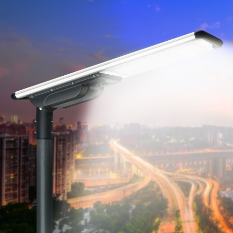 LED-lamp 60W met afstandsbediening, zonnepaneel en gegoten aluminiumlegering van Colter L. Aanbieding