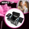 Professionele make-up koffer met 4 trays en een salon trolley Betel Korting