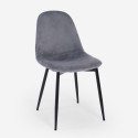Modern design fluwelen eetkamerstoel Lozan Karakteristieken