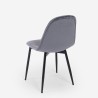 Modern design fluwelen eetkamerstoel Lozan Aankoop