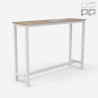 Hoge tafel met barkrukken voor keuken, hal of entree 140x37x100cm van Edebel. Aanbieding