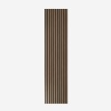 4 x panneau insonorisant décoratif mural 240x60cm en bois de noyer foncé Kover-NS Remises