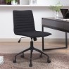 Kantoorstoel Smartworking draaibaar gestoffeerd in zwart Zolder Dark Verkoop