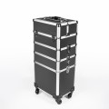 Trolley make-up esthetica moduleerbaar 3 niveaus 4 wielen Aldeb. Aanbieding