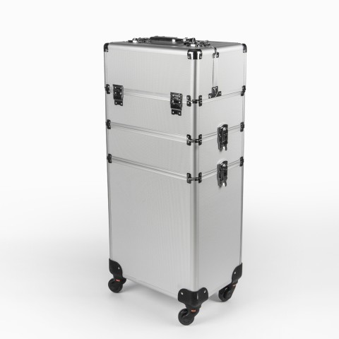Trolley schoonheidsspecialist koffer make-up draagtas 4 wielen Sirius Aanbieding
