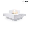 Bio-ethanol haard voor binnen en buiten vierkant 70x70cm Panarea Aanbieding