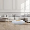Bio-ethanol haard voor binnen en buiten vierkant 70x70cm Panarea Aanbod