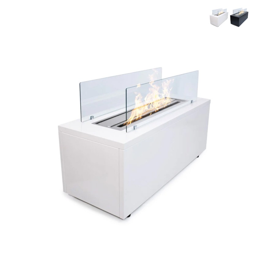 Vrijstaande bio-ethanol haard voor binnen en buiten 100x40x40cm Caravaggio Verkoop Vrijstaande bio-ethanol haard voor binnen en buiten 100x40x40cm Caravaggio Verkoop