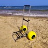 Chariot de plage transport pêche mer festival 2 grandes roues Ariel Choix