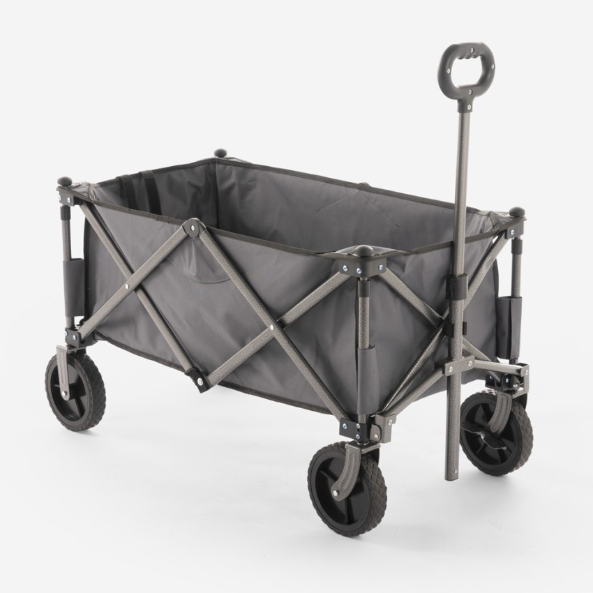 Opvouwbare bolderkar met 4 wielen en 80 kg capaciteit Timmy Aanbieding