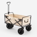 Opvouwbare bagagewagen voor tuin, camping en strand Marty Korting