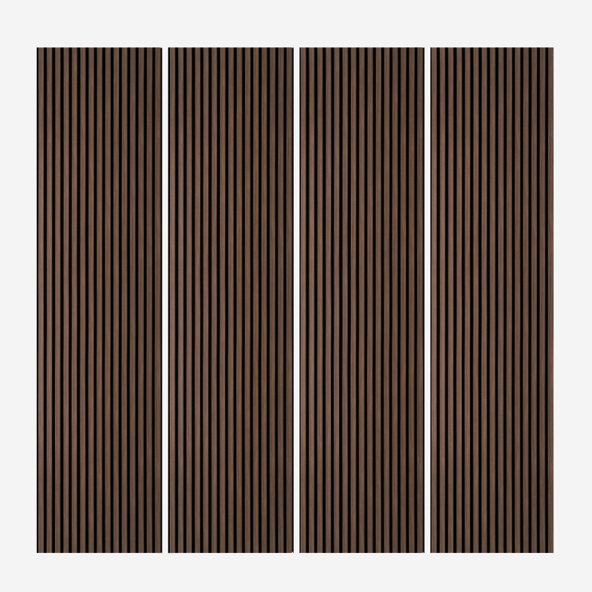 4 x akoestisch wandpaneel wenge 240x60 cm Kover-WG Aanbieding