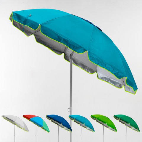Parasol de plage 220 cm anti-vent protection uv Portofino Promotion