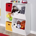 Witte kinderkamer speelgoedkast met vakken Lutelle Korting