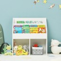 Bibliothèque pour enfants avec étagères compartiments Gurell Vente
