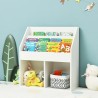 Montessori speelgoed- en boekenkast voor kinderkamer met planken en opbergvakken Gurell Korting