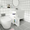 Ruimtebesparend badkameropbergmeubel van 17x48x60 cm Moposh Voorraad