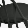 Chaise de cuisine salle à manger design moderne polypropylène Molkor 
