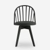 Chaise de cuisine salle à manger design moderne polypropylène Molkor 