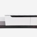 Modern design tv-meubel in hout met marmereffect 220 cm Condian Kortingen