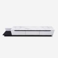 Modern design tv-meubel in hout met marmereffect 220 cm Condian Aanbieding