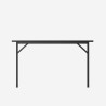 Ruimtebesparend opvouwbaar smart working bureau Foldesk 120x60 cm Afmetingen