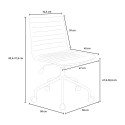 Chaise de bureau réglable ergonomique tissu blanc Zolder Light Offre