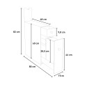 Ruimtebesparend badkameropbergmeubel van 17x48x60 cm Moposh Keuze