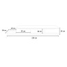 Modern design tv-meubel in hout met marmereffect 220 cm Condian Catalogus