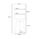 Magnetisch whiteboard 100x70 cm met klem voor papierblokken Cletus L Kosten