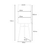 Magnetisch whiteboard 100x70 cm met klem voor papierblokken Cletus L Kosten