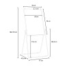 Opvouwbaar magnetisch whiteboard 100x70 cm Oppen Karakteristieken