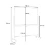 Tweezijdig magnetisch whiteboard 120x90 cm op wielen Albert L Karakteristieken