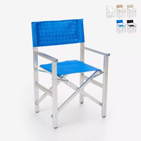 Chaise de plage pliante portable en aluminium textilène Regista Gold Promotion