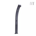 Douche extérieure solaire 30lt jardin piscines pommeau de douche mitigeur lave-pieds Lea Promotion
