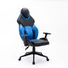 Verstelbare ergonomische kunstleren gaming bureaustoel Portimao Sky Korting