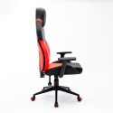 Verstelbare ergonomische kunstleren gaming bureaustoel Portimao Fire Kortingen