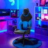 Verstelbare ergonomische kunstleren gaming bureaustoel Portimao Sky Verkoop