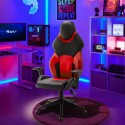Verstelbare ergonomische kunstleren gaming bureaustoel Portimao Fire Verkoop