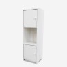Colonne de salle de bain 2 portes et étagère ouverte Hjalpo Choix