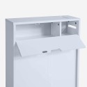 Meuble de salle de bain avec roulettes et portes coulissantes Gitseg Achat