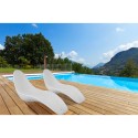 Bain de soleil design moderne blanche pour piscine et jardin Sirio Choix