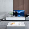 Modern design tv-meubel in hout met marmereffect 220 cm Condian Verkoop