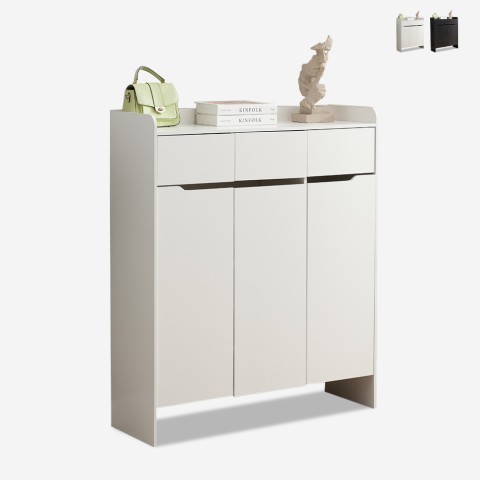 Modern design schoenenkast met 3 deuren en 3 laden Zipel Aanbieding