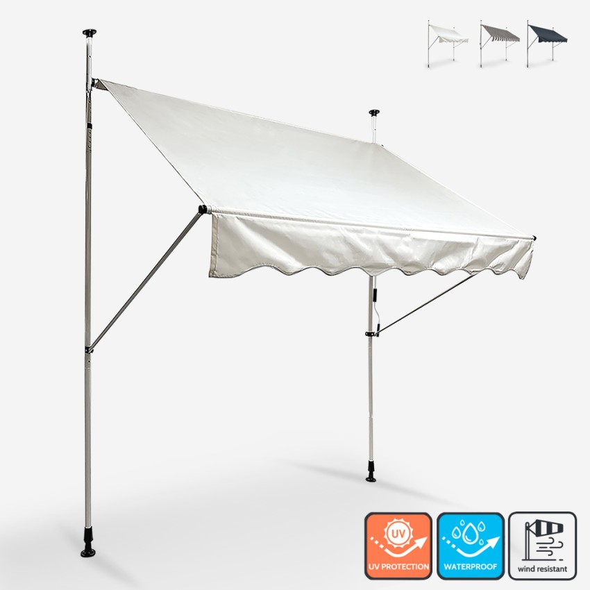 Uitklapbare luifel 200x200 cm voor buiten Somber L Aanbod Uitklapbare luifel 200x200 cm voor buiten Somber L Aanbod