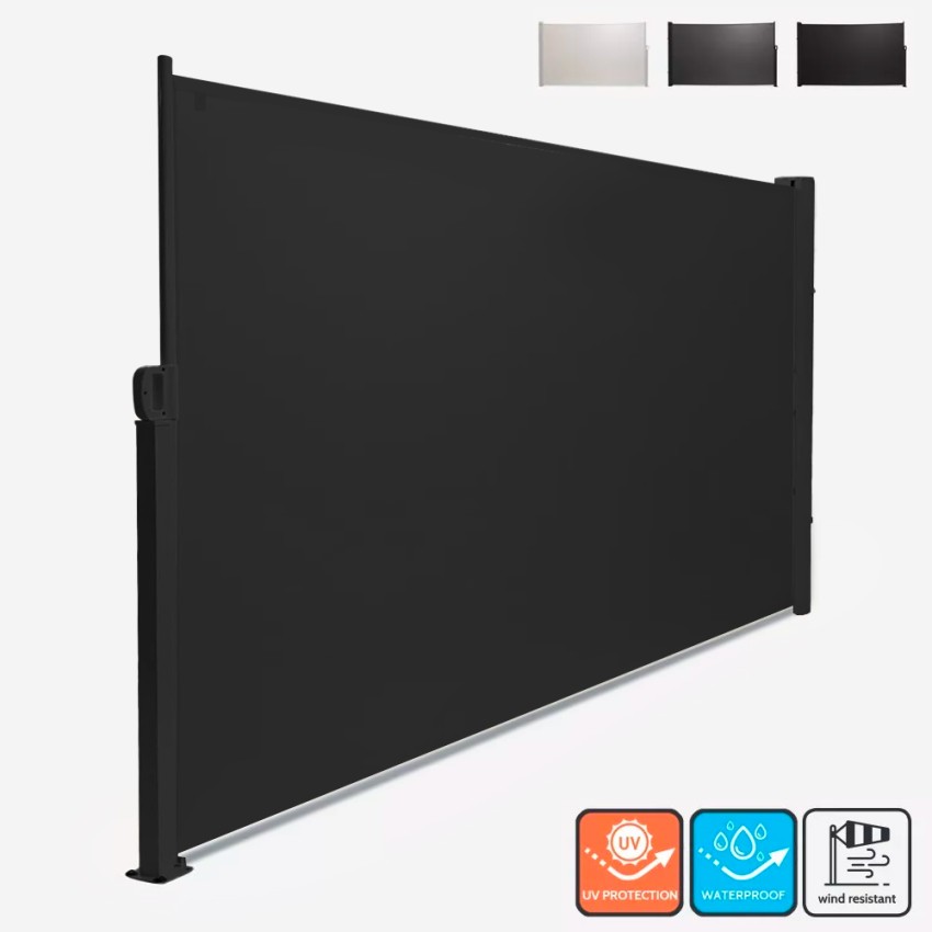 Uittrekbaar windscherm Hyde XL 180x300 Aanbod Uittrekbaar windscherm Hyde XL 180x300 Aanbod