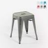 tabouret haut de bar cuisine industriel en acier métallique steel rocket. Promotion