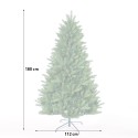 Groene kunstkerstboom 180 cm met een realistisch effect Wengen Kortingen