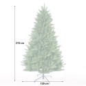Kunstmatige kerstboom 210 cm met klassieke groene takken Melk Kortingen