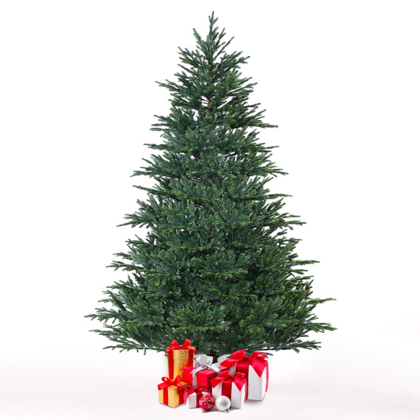Kerstboom 210 cm hoog kunstmatig groen extra dicht Bern Aanbieding